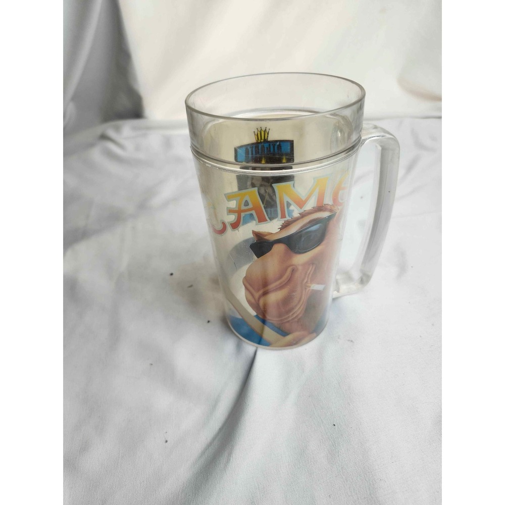 Vintage 1992 Joe Camel Atlanta Knights IHL Hockey Acrylic Mug Stein Plastic